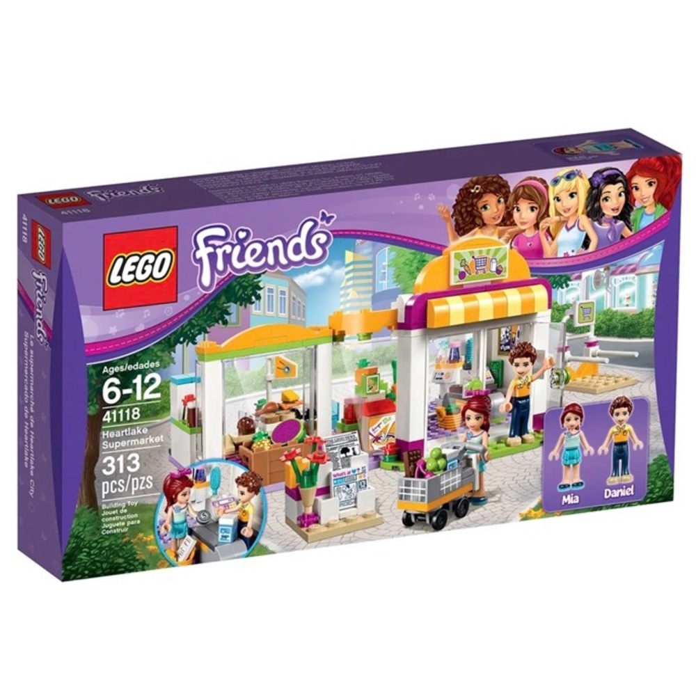 LEGO Friends Heartlake Supermarket 41118 Mia and Daniel Building Toy